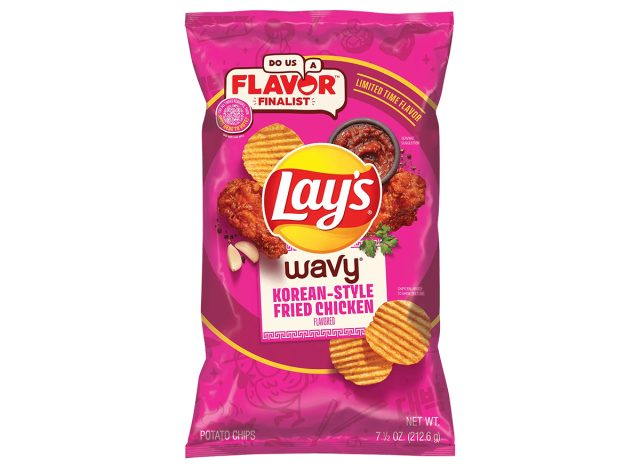Lay's Wavy Korean Style Fried Chicken Chips 