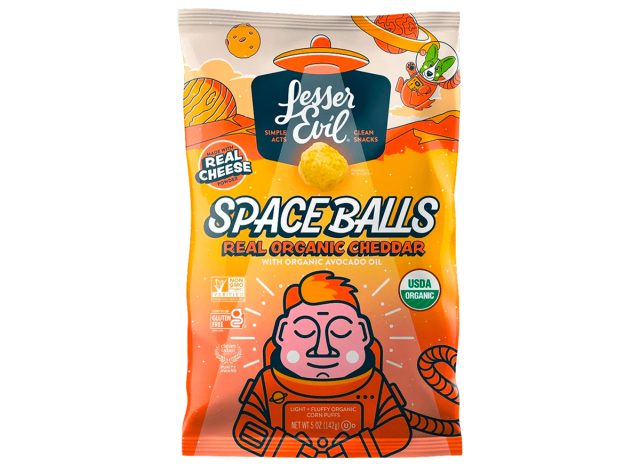 Lesser Evil Organic Cheddar Space Balls