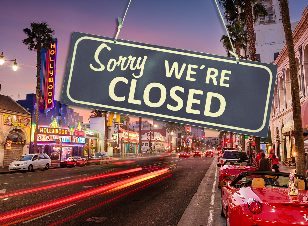 Los angeles restaurant closed
