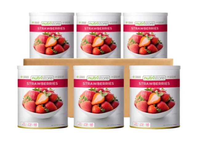 Nutristore Freeze Dried Strawberries