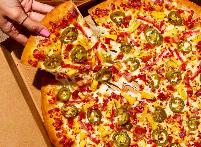 Pizza Hut Spicy Hawaiian Pizza