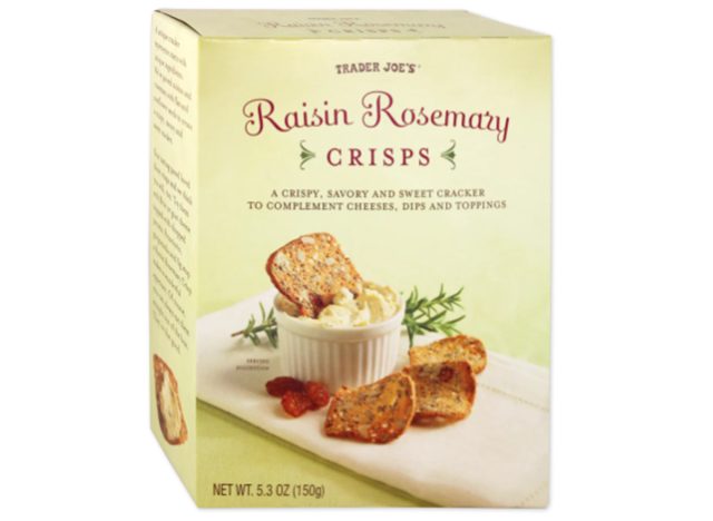 Trader Joe's Raisin Rosemary Crisps
