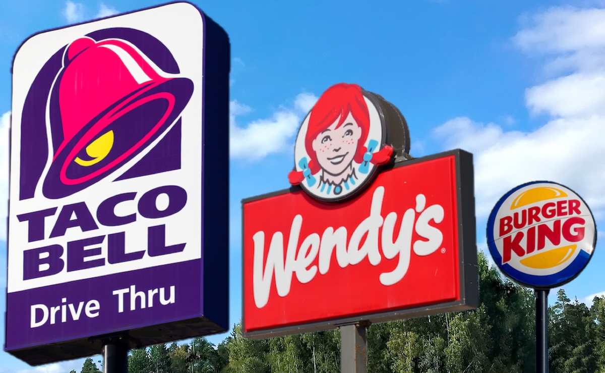 Espoo,,Finland, 08 04 2019:,Taco,Bell,And,Burger,King,Drive,Thru