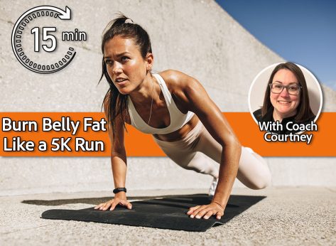 15-Minute Workout Torches Belly Fat Like a 5K