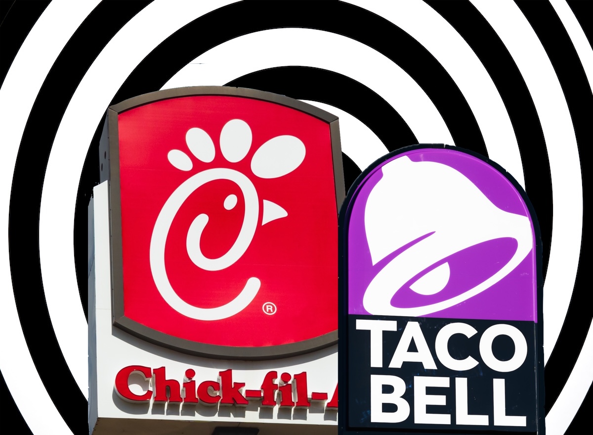 Taco Bell, chick fil a