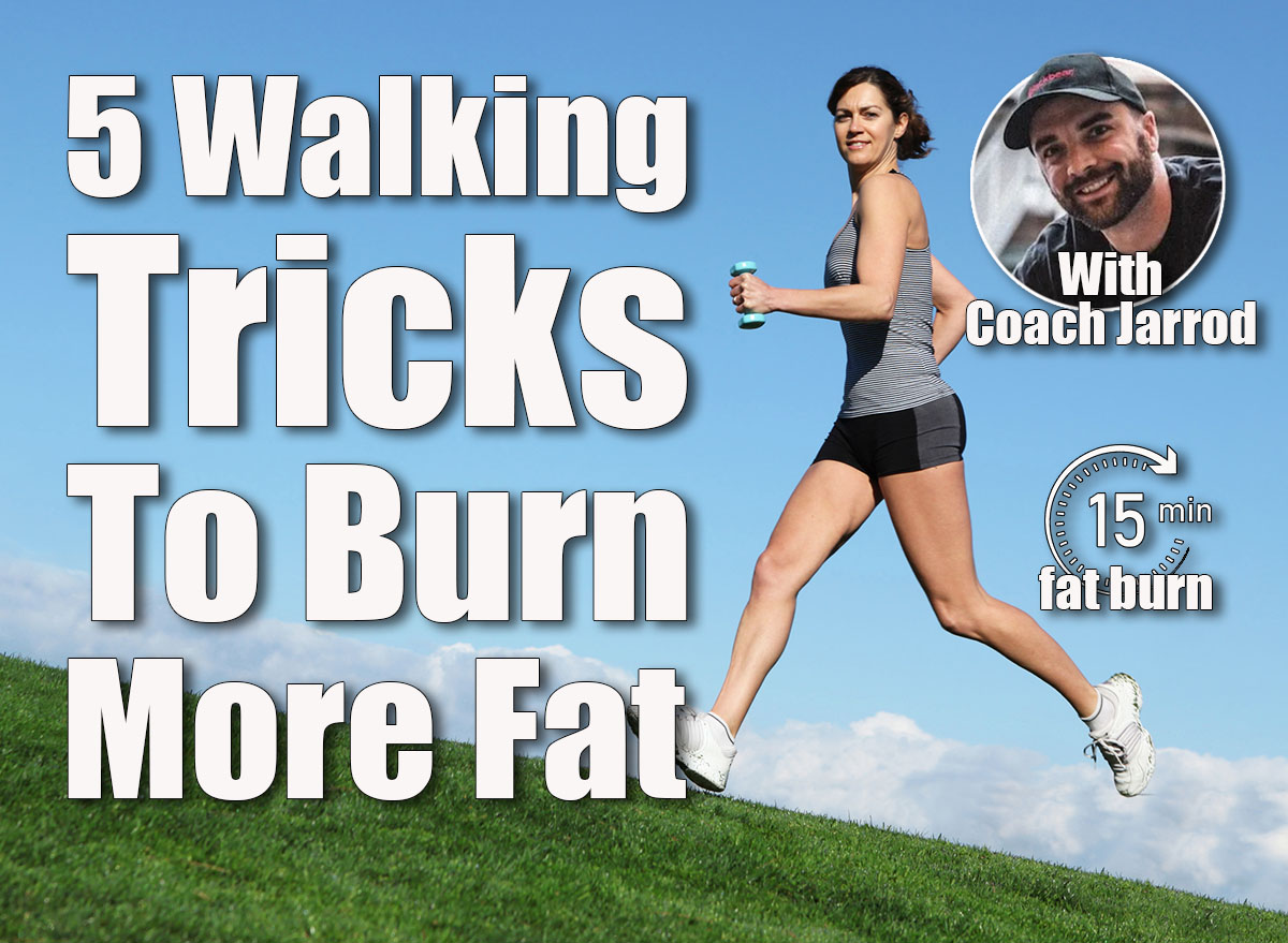 Healthy 40 year old woman running. 5 Walking Tricks That Burn Fat Faster Than Running After 50. cover