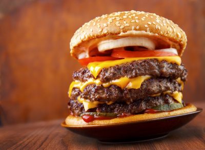 The #1 Unhealthiest Burger at 7 Major Chains