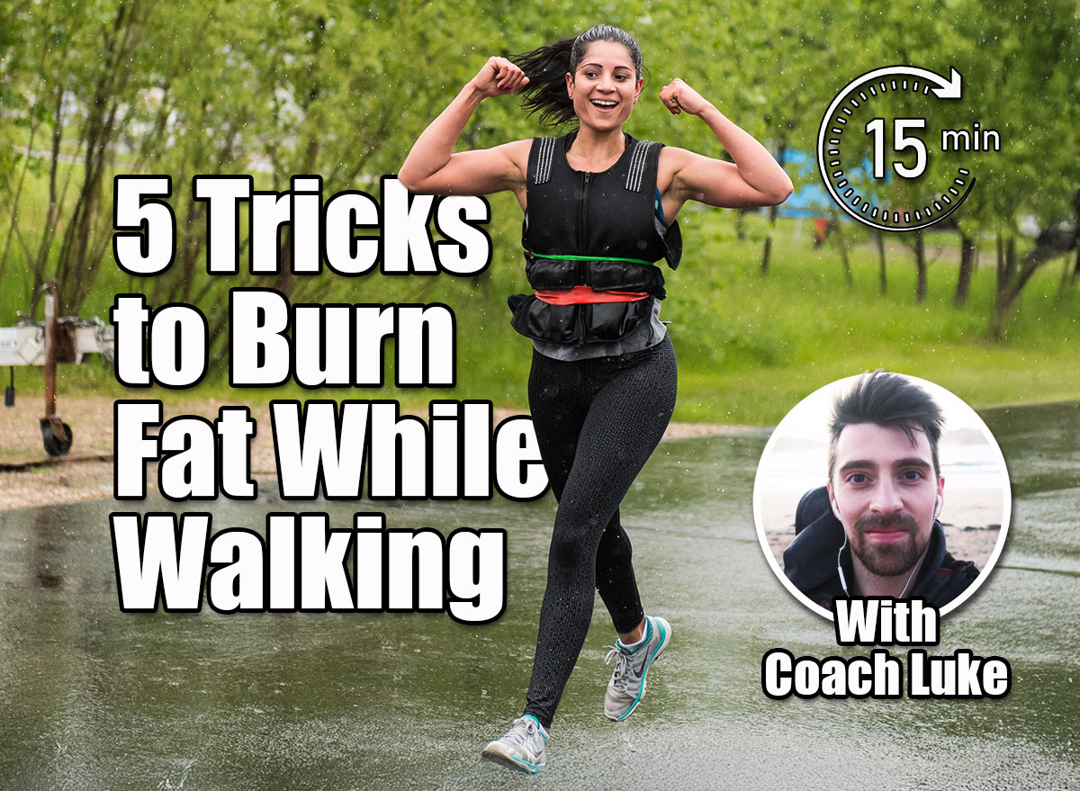 Buffalo, Minnesota, USA - May 20, 2017 Murph Challenge 2017, Happy athletic girl coming back from 1 mile run and flexing her biceps. 5 Walking Tricks That Burn Fat and Build Muscle, According to a Trainer. Cover