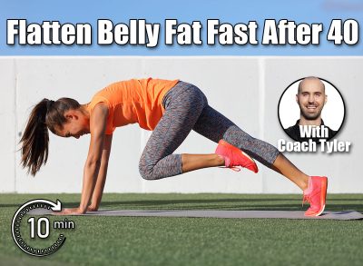 Fitness girl doing abs exercise to tone stomach muscles. Tiger curl reverse crunch planking bodyweight floor workout. Asian fit woman training outdoors on exercise mat. Gym lifestyle. 5 Bodyweight Moves To Flatten Belly Fat Fast After 40, Coach Says. Cover.