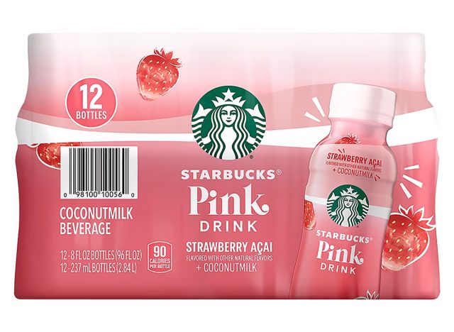 Starbucks Pink Drink Coconut Milk Beverage, Strawberry Acai