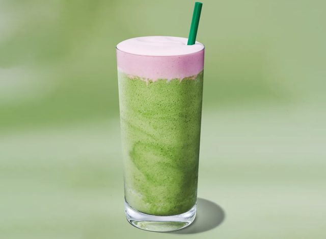 Strawberry Matcha Strato Frappuccino