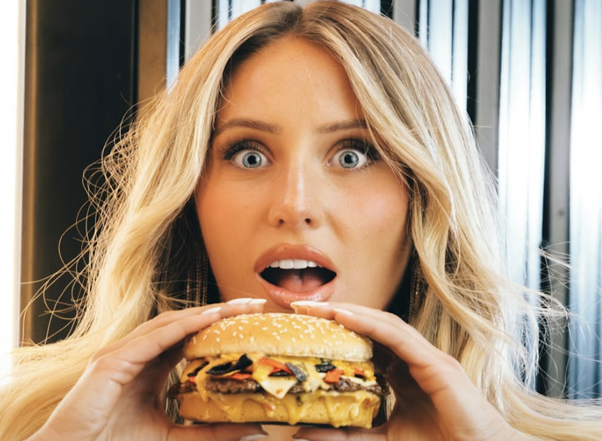 Alix Earle, Carl’s Jr, Queso Burger, restaurants, chains