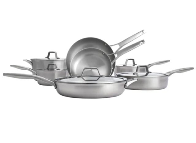 Calphalon Premier Tri-Ply 12-piece Stainless Steel Cookware Set