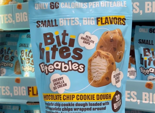 Chocolate Chip Cookie Dough Ice Cream Bites