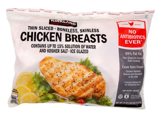 Kirkland Signature Thin Sliced Chicken Breasts