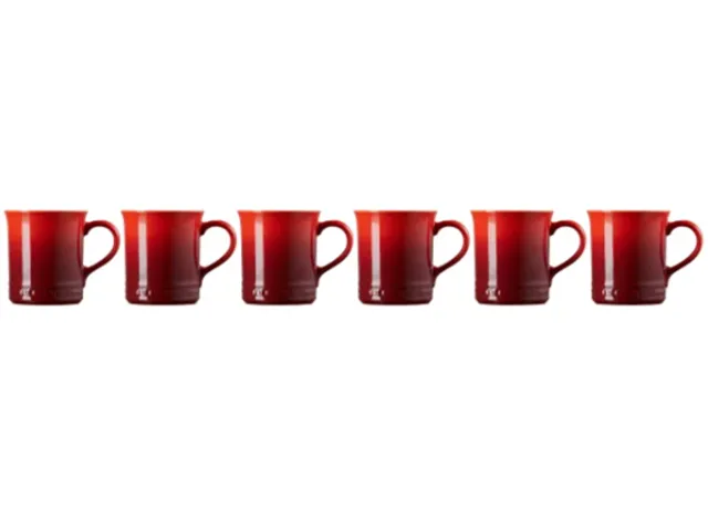 Le Creuset Stoneware 14oz Mug, Set of 6