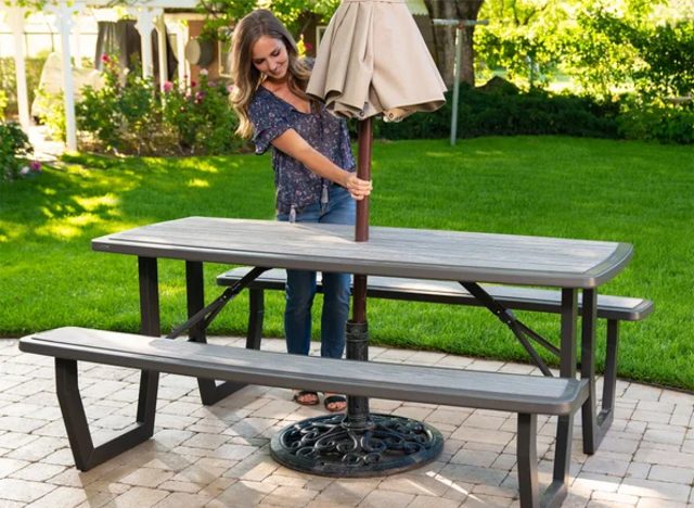 Lifetime Commercial 6 ft Folding Picnic Table