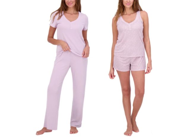 Live2Lounge Women's 4-piece Pointelle Lounge Set