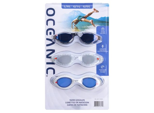 Oceanic Swim Goggles 3-Pack