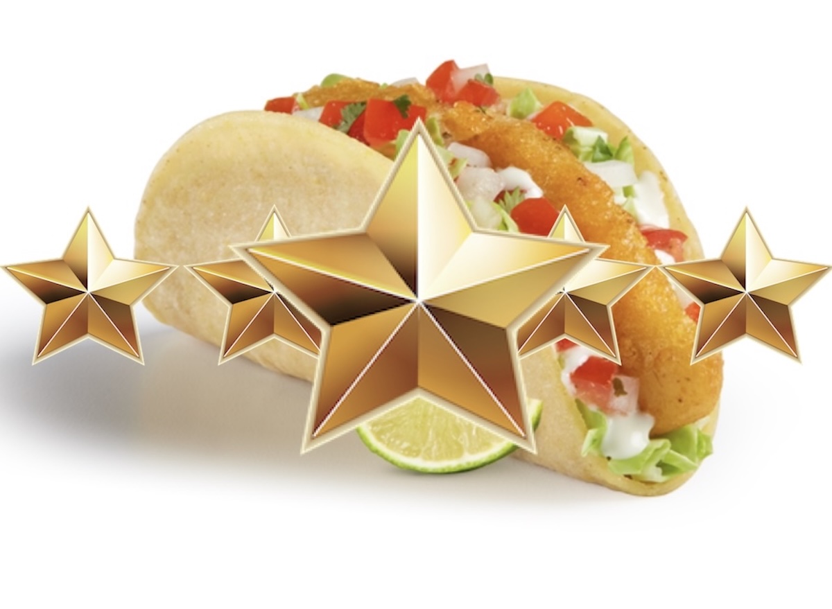 Taco, tacos, ranked, fast food, restaurants, chains