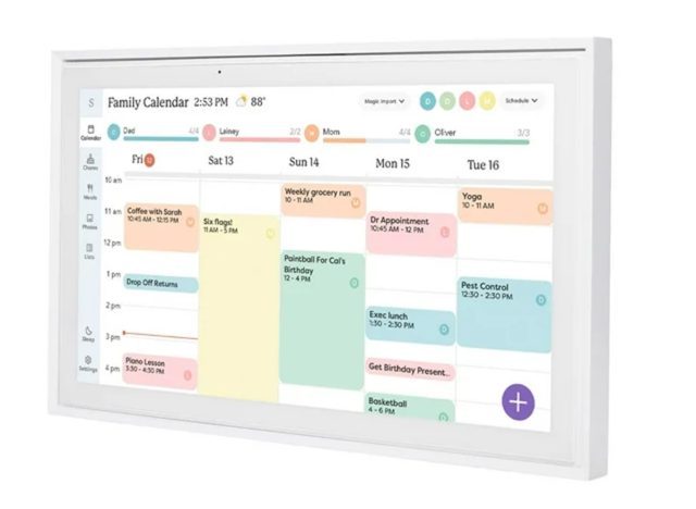 Skylight 15" WiFi Smart Touchscreen Digital Calendar & Chore Chart