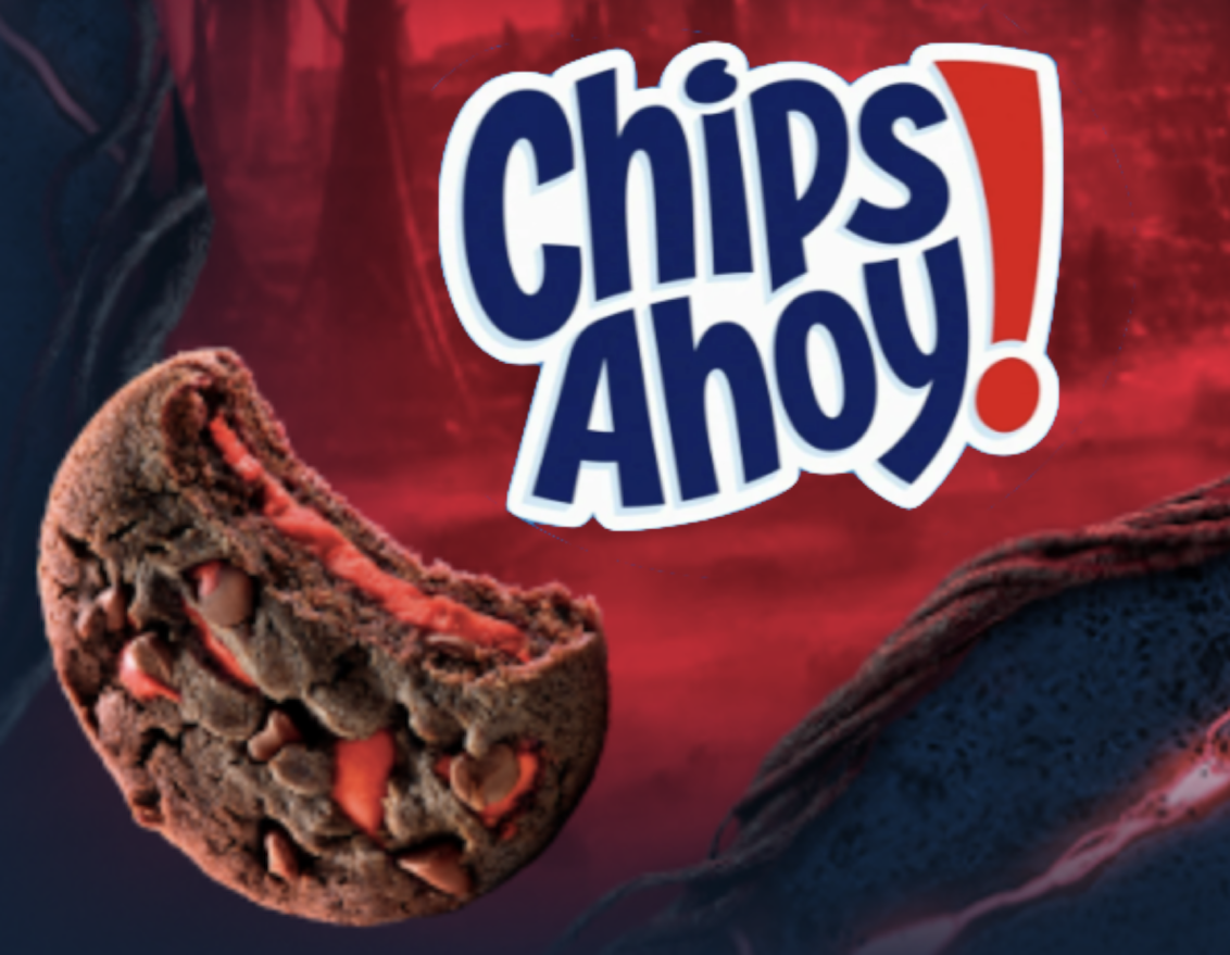 Upsidedown, Stranger Things, Chips Ahoy, groceries, cookies