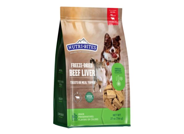 Canature NutriBites Freeze Dried Beef Liver, Dog and Cat Treat 27oz