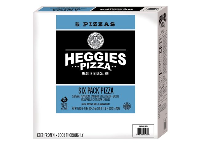Heggies Six Pack Pizza