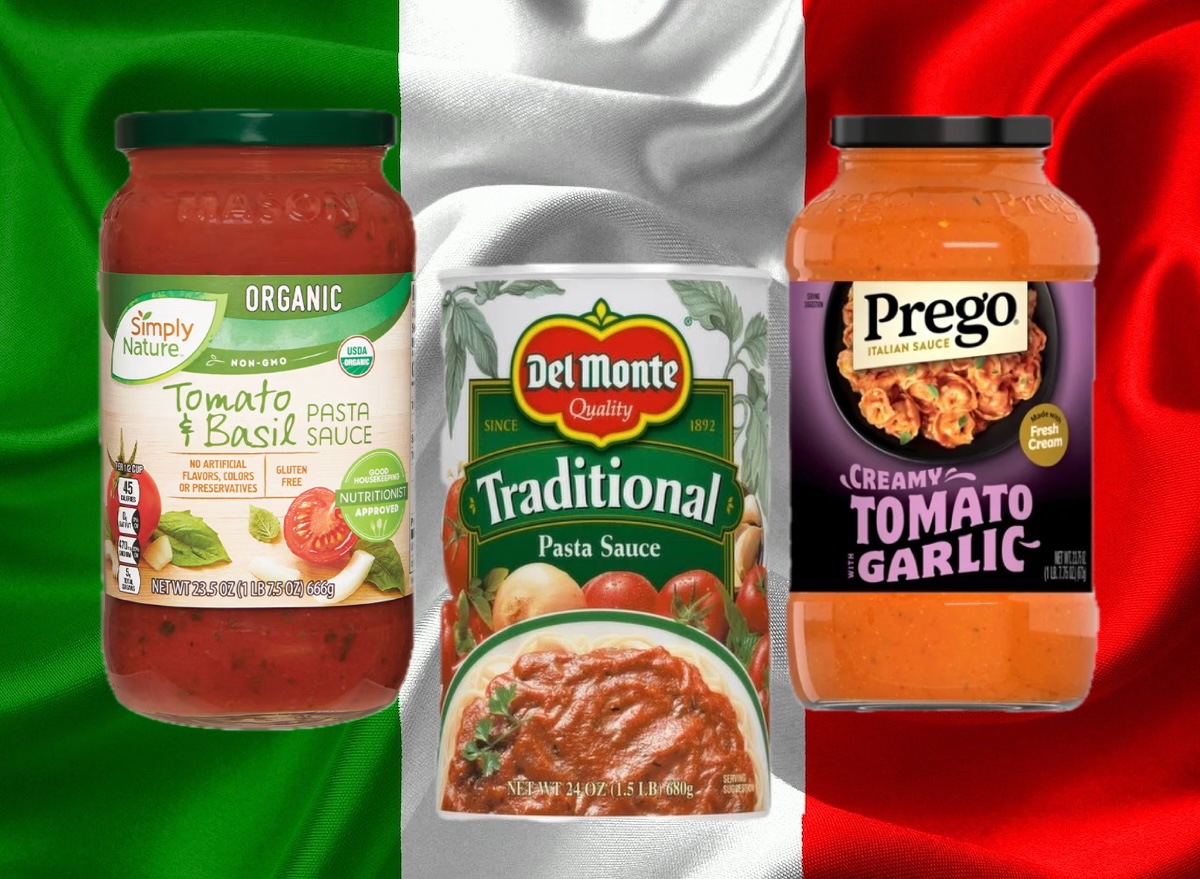 Pasta sauce, Italian flag