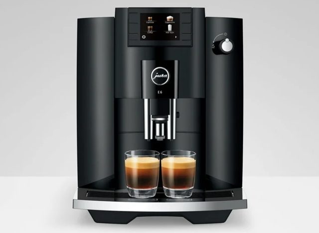 Jura E6 Black Automatic Coffee Center, Includes 11 Brewing Options