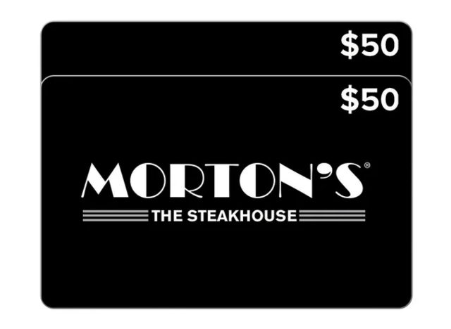 Morton's The Steakhouse egift cards at Costco 