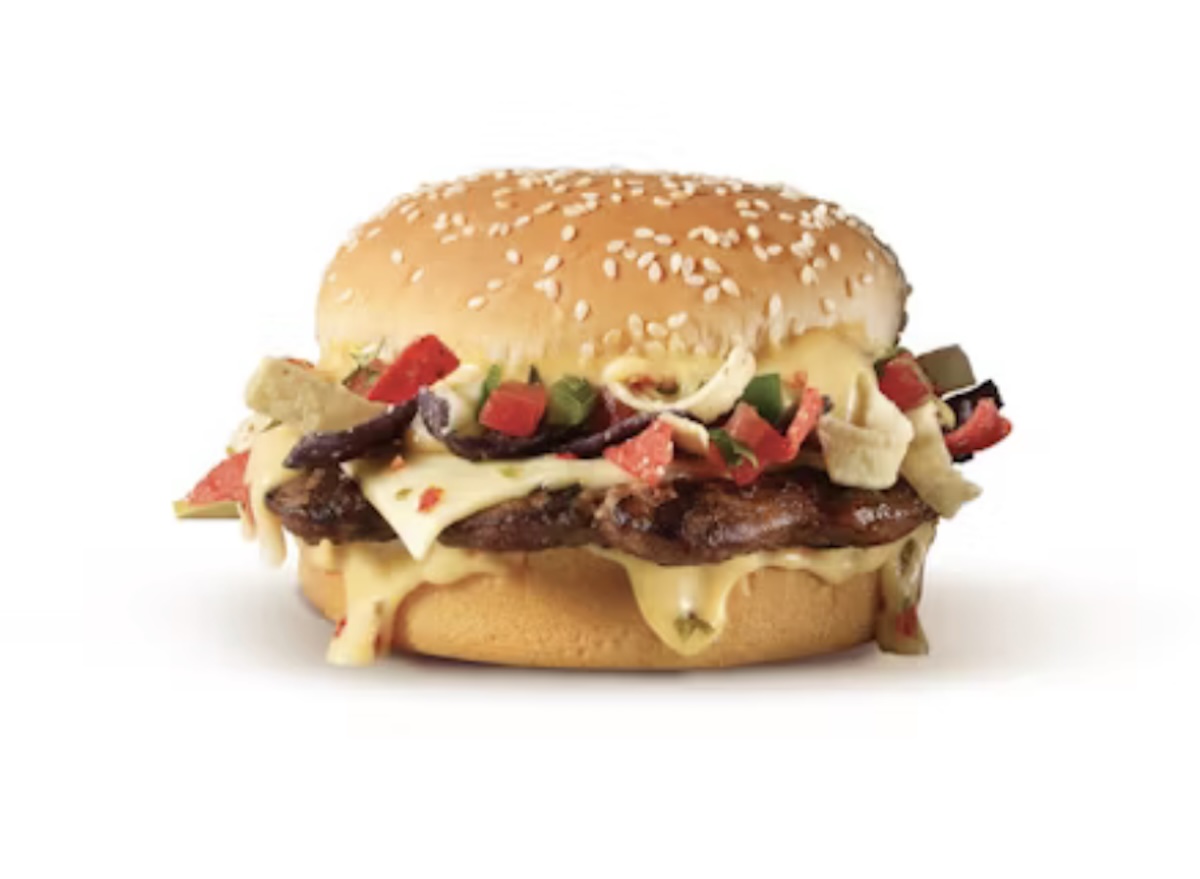 Queso Crunch Burger from Carl's Jr.