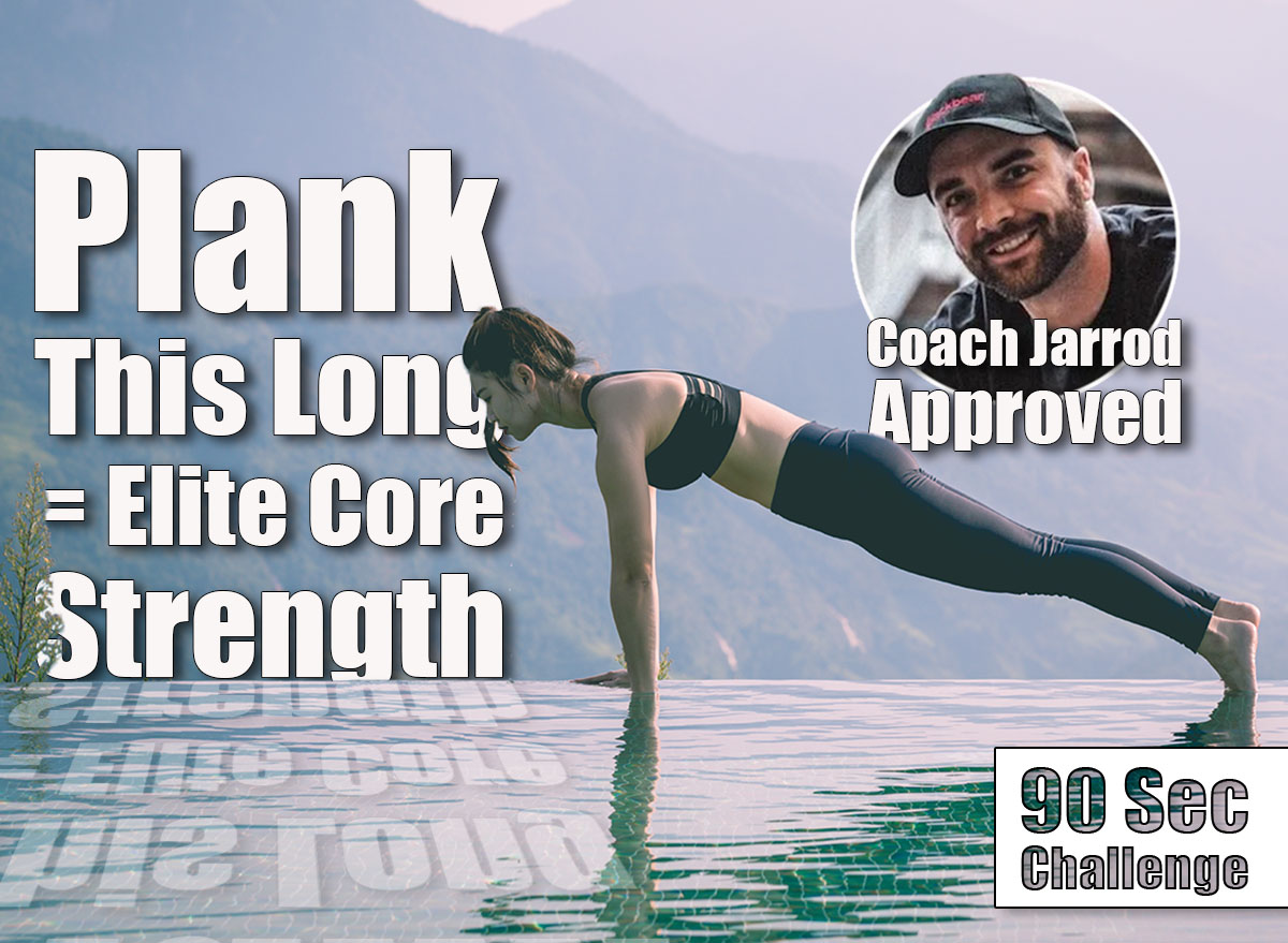 Beautiful Attractive Asian woman practice yoga Plank or Phalakasana Pose on the pool above the Mountain peak in the morning in front of beautiful nature views in SAPA vietnam,Feel so comfortable. If You Can Hold a Plank This Long at 40+, Your Core Is Exceptionally Strong. cover