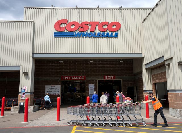 The entrance to the Costco Wholesale Store in Clackamas, Oregon.