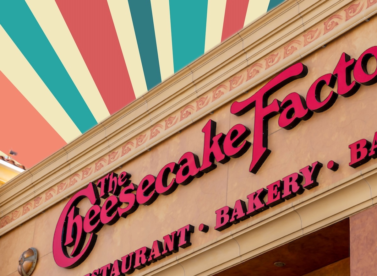Cheesecake Factory, popular, ranking, restaurants, Retro,Sunburst,Background.,70s,Old,Fashioned,Colorful,Radiate,Lines,Banner.
