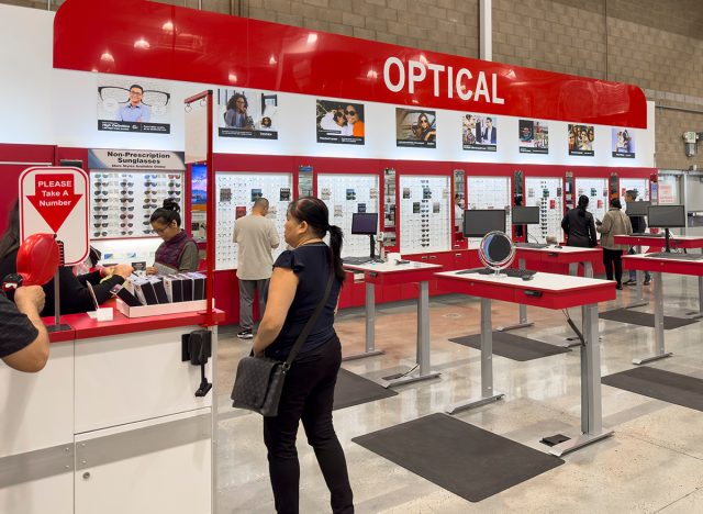 A view of the Optical Department, seen at a local Costco.