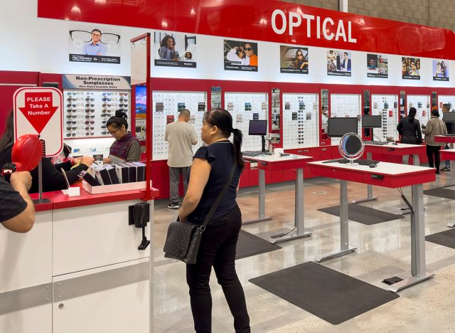 A view of the Optical Department, seen at a local Costco.