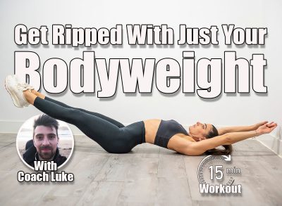 Hollow body hold exercise to strengthen core muscles, stability, and improve full-body control. You Only Need Your Bodyweight to Get Ripped With These 5 Moves. Cover