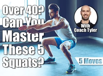Perfect squat. Full length of young handsome man in sportswear doing squat at gym. If You Can Do These 5 Squats Without Breaking Form, You're Stronger Than Most People Over 40. Cover