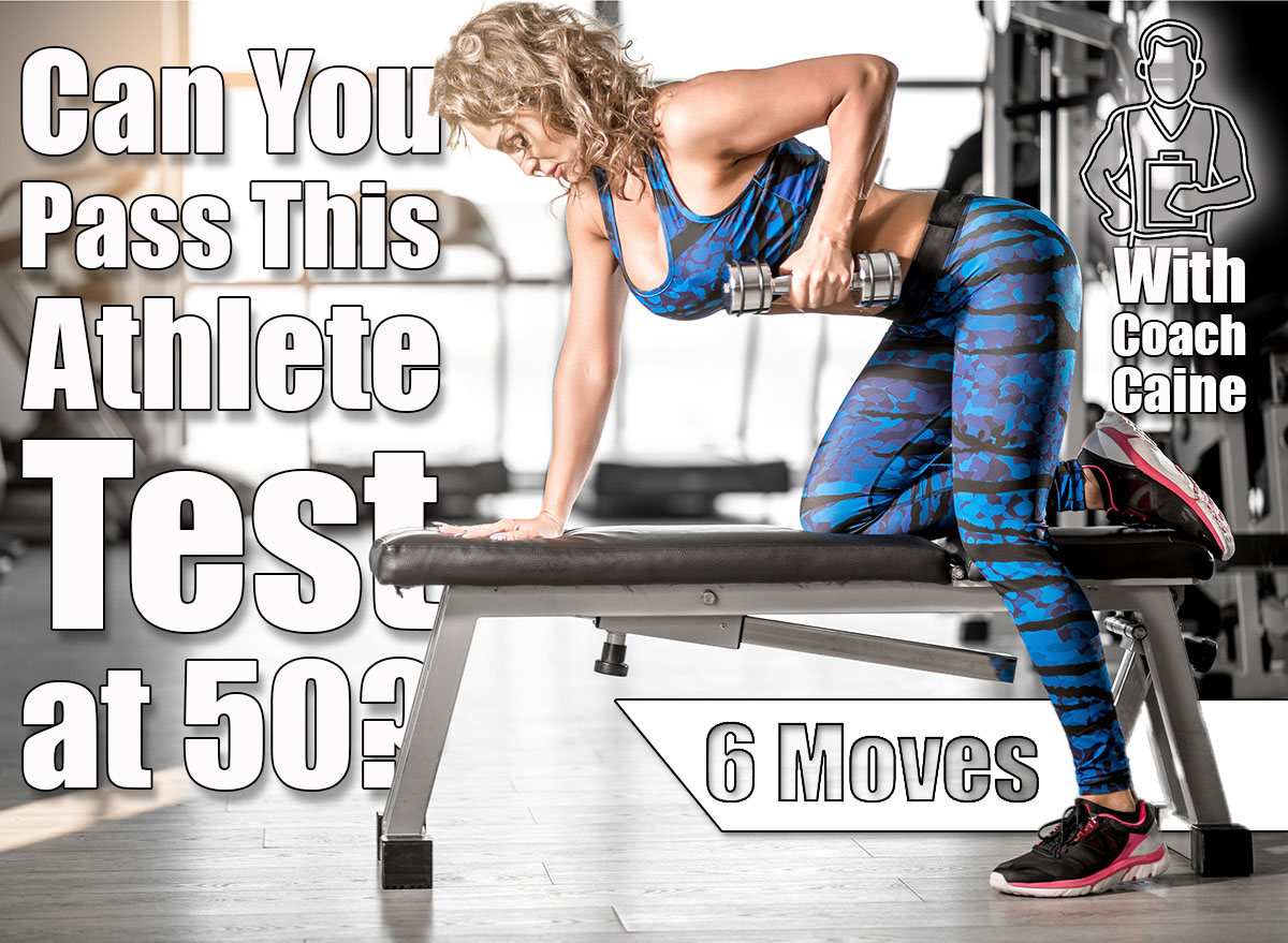 Attractive woman in 30s doing one arm dumbbell rows in modern bright fitness center. Toned image.If You Can Do This Finisher Without Rest at 50, You're Still in Athlete Shape. Cover