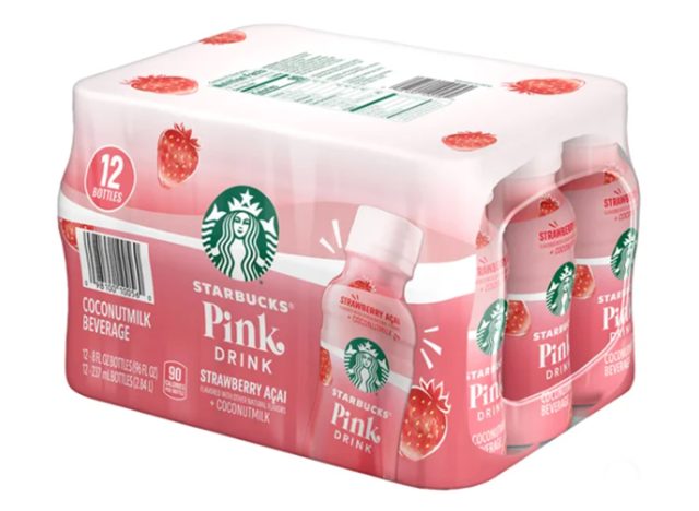 Starbucks Pink Drink Coconutmilk Beverage, Strawberry Acai