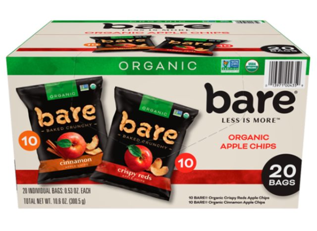 Bare Organic Apple Chips, Variety Pack
