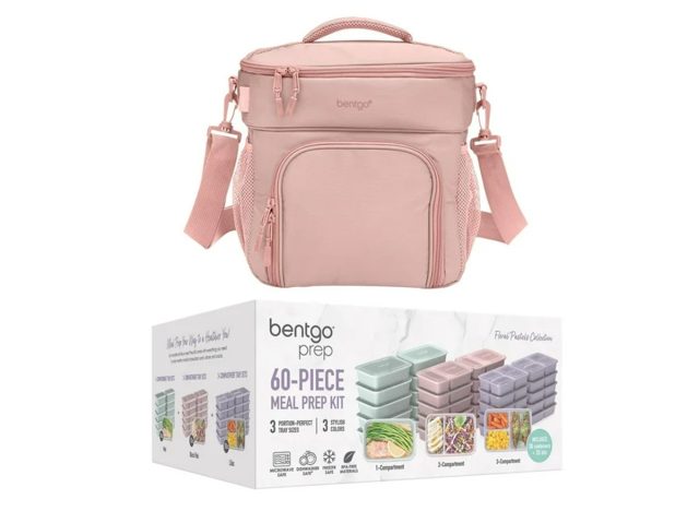 Bentgo Prep Deluxe Bag and Bentgo 60-Piece Meal Prep Container Set