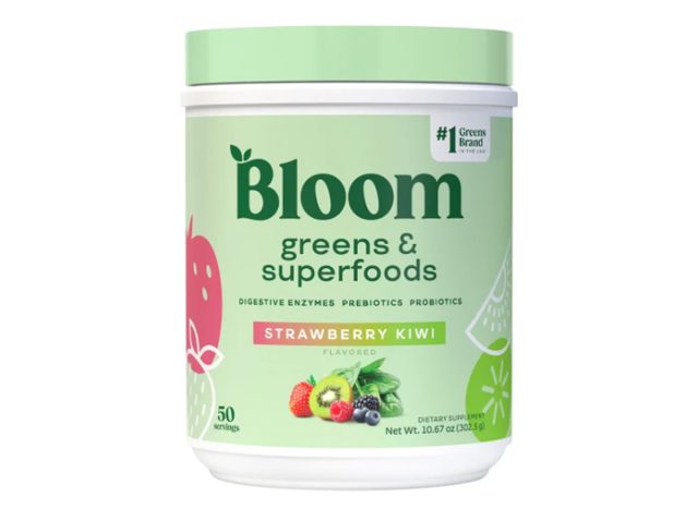 Bloom Greens & Superfoods Strawberry Kiwi Flavored Powder