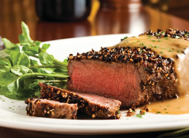 Capital Grille Steak Au Poivre
