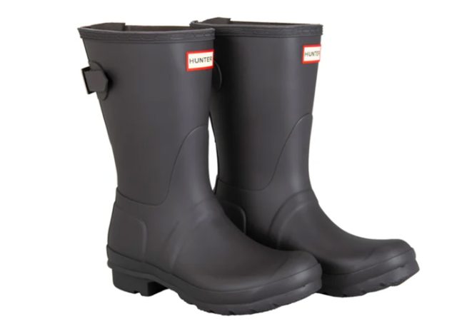 Hunter Ladies' Original Short Back Adjustable Rain Boot