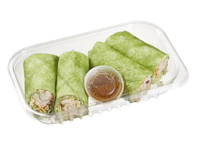 Kirkland Signature Rotisserie Chicken Asian Wrap with Dressing