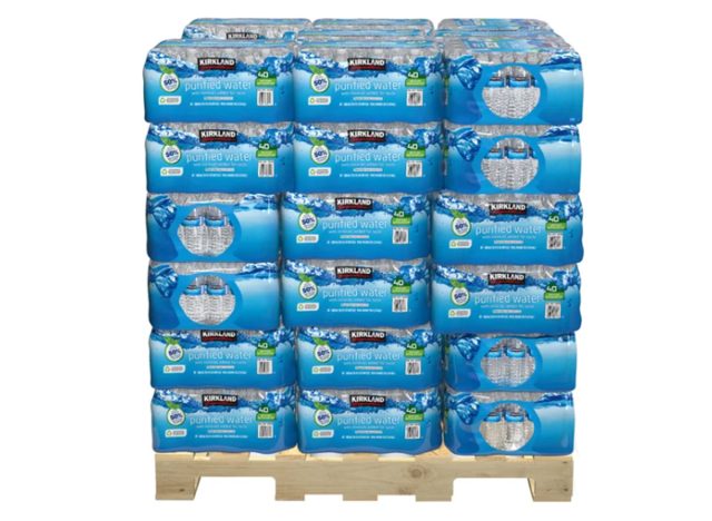 Kirkland Signature Bottled Water 16.9 fl oz, 40-count, 48 Case Pallet