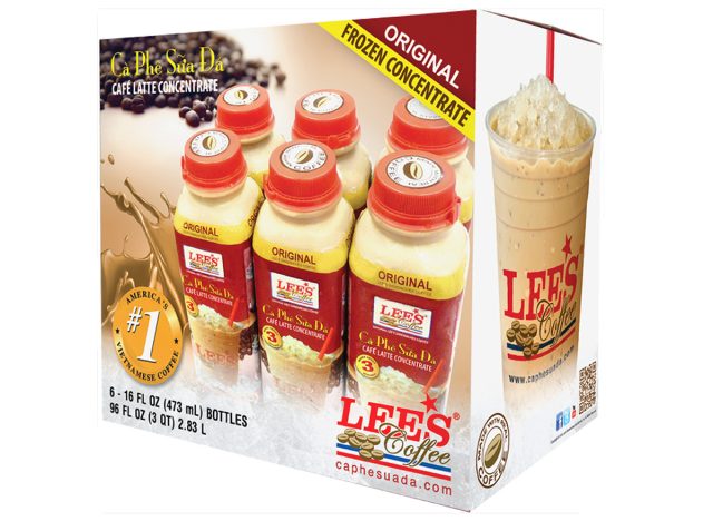 Lee's Cafe Latte Frozen Concentrate, Original, 16 fl oz, 6 ct