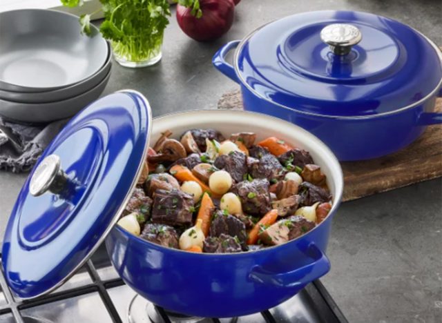 Merten & Storck 5.5-Quart Dutch Oven with Lid, 3.7-Quart Braiser with Lid, 2-pack